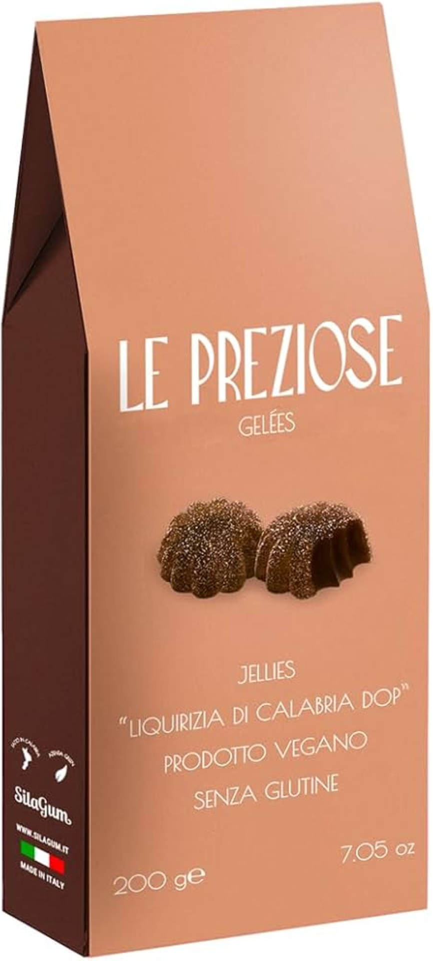 LE PREZIOSE FRUIT JELLIES LIQUORICE 200G